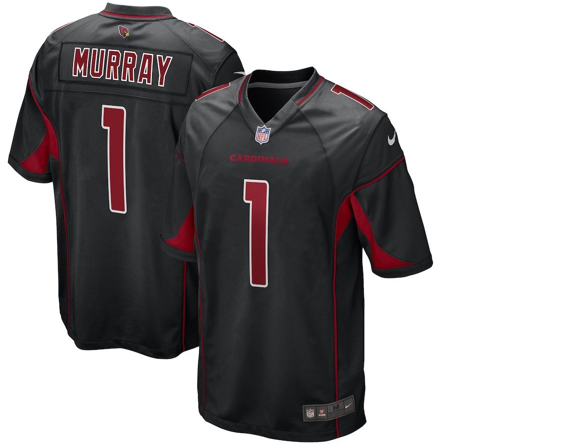 Men Arizona Cardinals #1 Kyler Murray Nike Black 2nd Alternate Game NFL Jersey->arizona cardinals->NFL Jersey